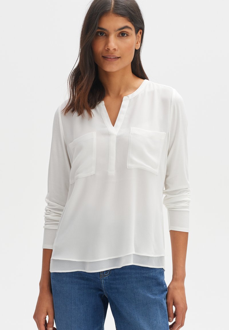 OPUS FORANO - Bluse - milk