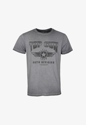 TOP GUN, TOP GUN T-SHIRT TG25023 - Print T-shirt - anthracite
