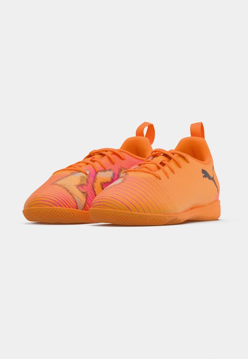 PUMA FUTURE 8 PLAY IT JR UNISEX - Indoor football boots - heat fire/black/ravish — photo 3