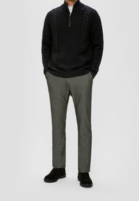 s.Oliver Strickpullover - black