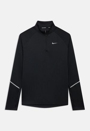 MILER HALF ZIP UNISEX - Langærmet T-shirt - black