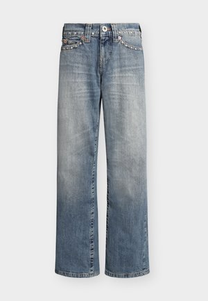 BDG Urban Outfitters KAYLA LOWRIDER STUDDED - Džínsy voľného strihu - blue