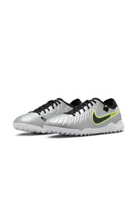Nike Performance TIEMPO LEGEND 10 PRO TF - Botines de fútbol para césped - metallic silver volt black