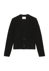 Marc O'Polo CARDIGAN LONGSLEEVE V NECK - Kofta - black