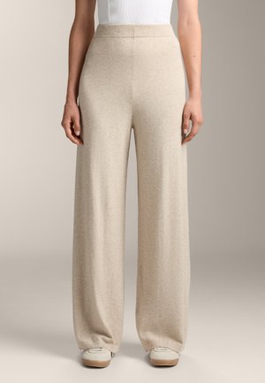 OYSHO WIDE-LEG - Housut - stone
