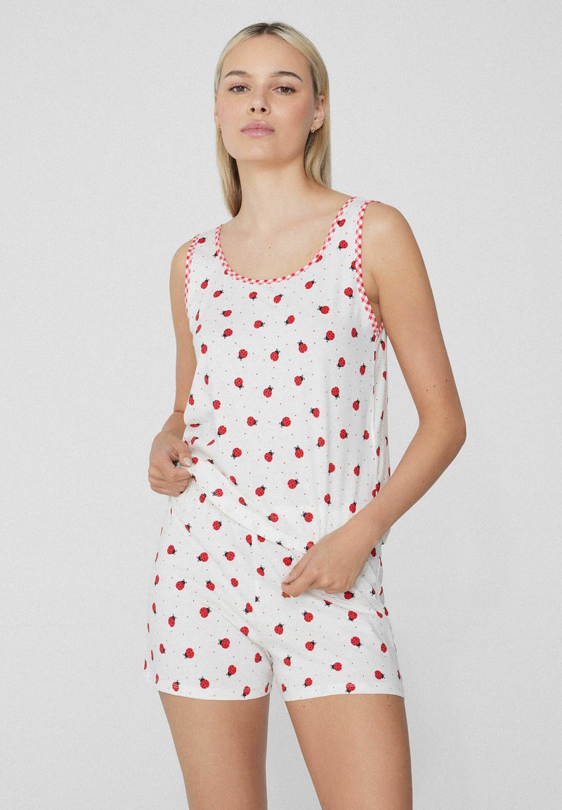 Tezenis SET - Nachtwäsche Set - white