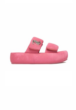 Juicy Couture, - Klapki na obcasie