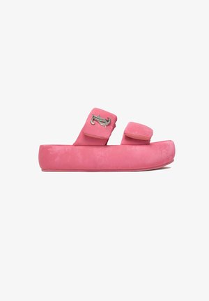 Juicy Couture, JUICY COUTURE FLIP-FLOPS WOMEN'S PINK 5907964026624 - Muiltjes met hak - pink