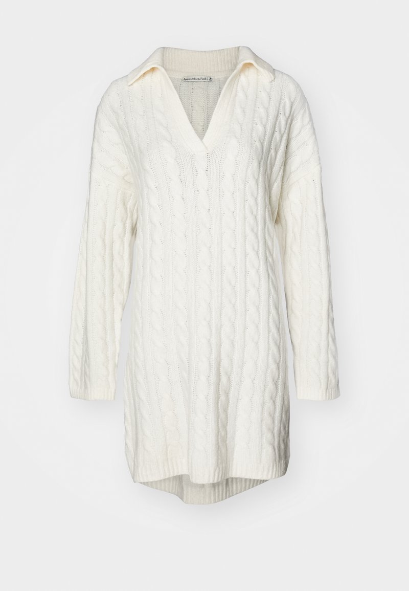 Abercrombie & Fitch Gebreide jurk wit