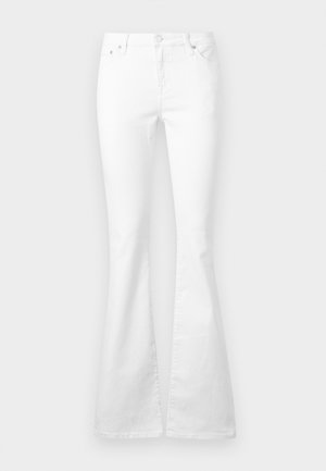 LEGGING SLIM BOOTCUT RAW - Kavbojke na zvonec - optic white