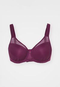 NUANCE BY LASCANA MINIMIZER BRA - Sutien cu armătură - eggplant
