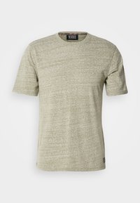 Scotch & Soda REGULAR FIT  - Basic T-shirt - calla green melange