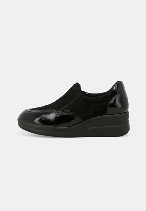 Sneakers basse - nero patent