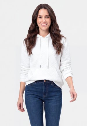 usha, Hoodie - white