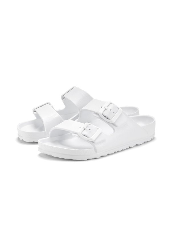 Badesandale - weiß
