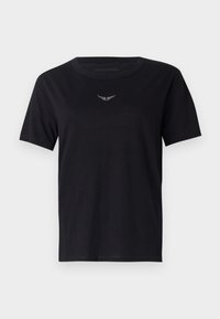 MARTA WINGS STRASS - T-shirt imprimé - noir