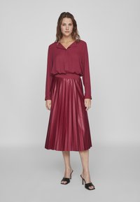 VILA VILUCY - Bluza - beet red