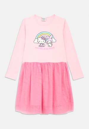 DRESS HELLO KITTY - Jerseykjole - light pink
