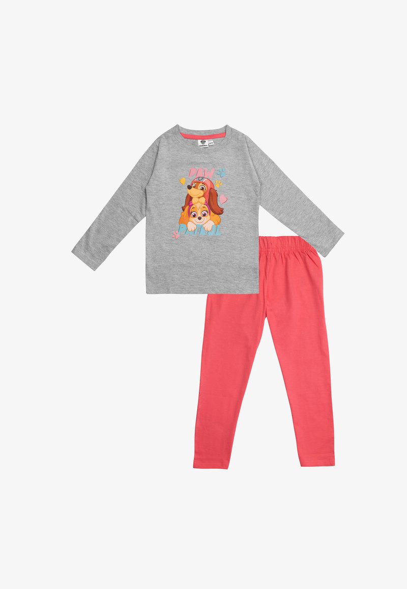 Paw Patrol SET LANGARM - Nachtwäsche Set - pink grau