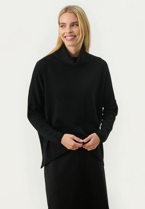 TILANE - Strickpullover - black