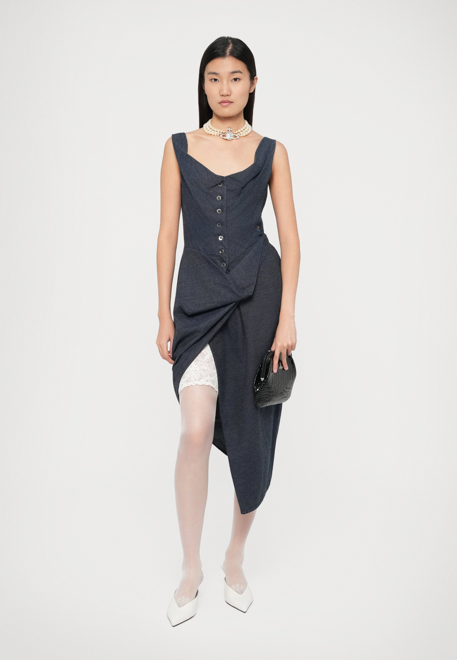 Vivienne Westwood MONDAY WRAP DRESS - Day dress - blue - Zalando.ie