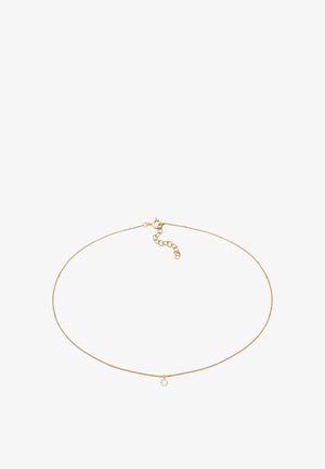 Kuldtoonist õrn ahelkaelakee, mis sisaldab väikest ümmargust ripatsit ja vähihaakiga, millel on reguleeritav ahel pikkuse muutmiseks.