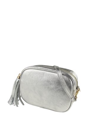 DrachenLeder, Cross body bag - silberfarben metallic