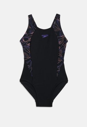 HYPERBOOM SPLICE MUSCLE BACK - Maillot de bain - black/apricot