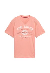 LOGO TEE - Camiseta estampada - hazy coral rose