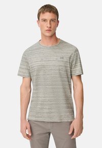 camel active MIT COOLING PERFORMANCE - T-shirts basic - oatmeal