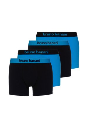 4ER PACK FLOWING - Boxerkalsong - aqua blue   schwarz