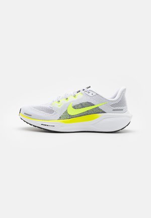 Nike Performance AIR ZOOM PEGASUS 41 - Zapatillas running asfalto - white/volt black