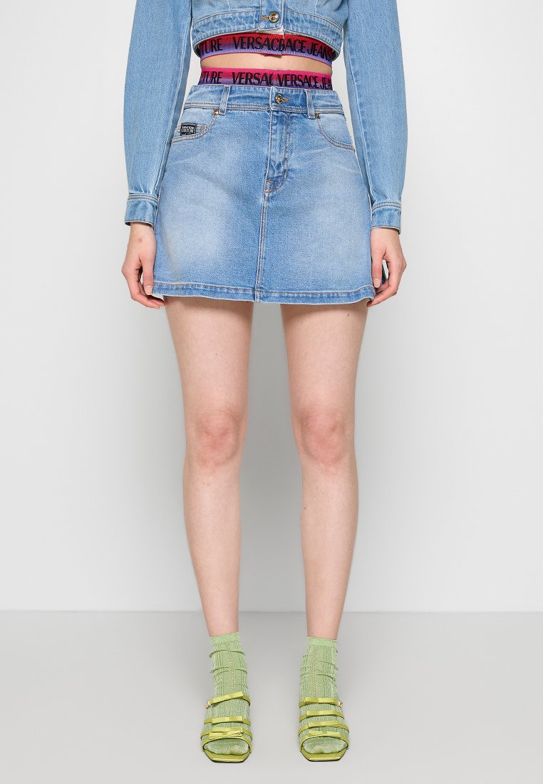 Versace Jeans Couture Jeansrok blauw Versace Jeans Couture Jeansrok blauw