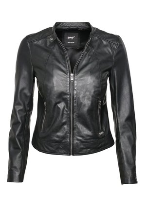 MIT STEHKRAGEN  - Læderjakker - black