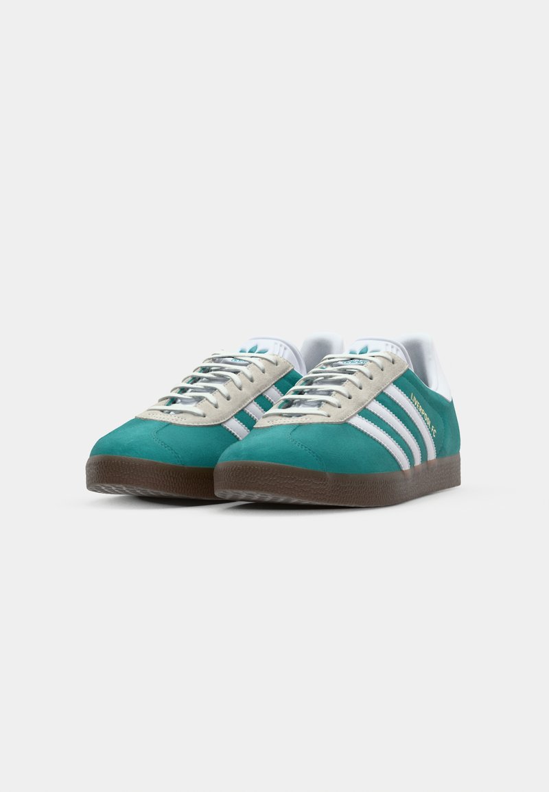 adidas Originals ADIDAS GAZELLE SHOES - Indoor football boots - liverpool  fc/sea green/footwear white/mint - Zalando.co.uk