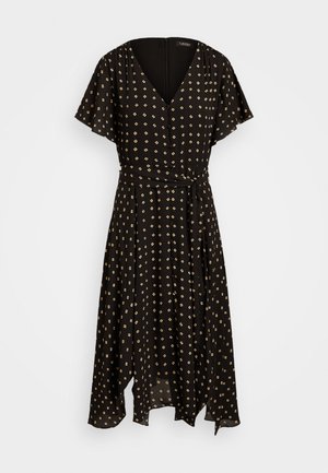 KANGANI DAY DRESS - Marškininė suknelė - black/tan