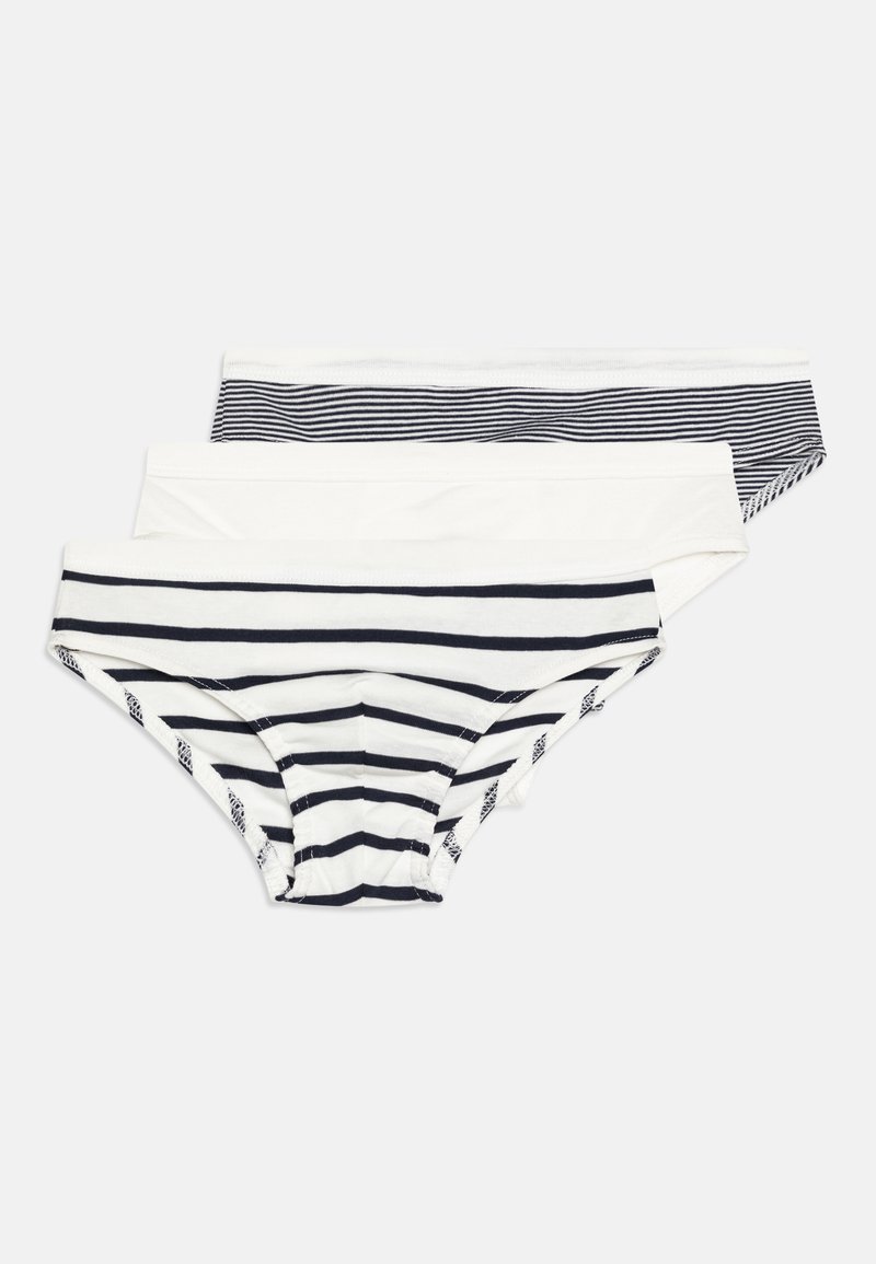 3 Pezzi Body Petit Bateau A Righe - Pacco Da 3, Maniche Corte, Cotone Biologico Body Righe