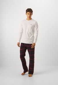 Pier One 2 PACK - Nachtwäsche Shirt - white/black