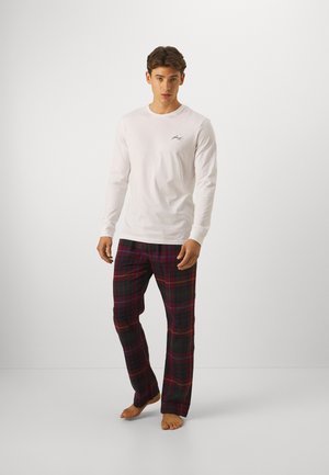 Pier One 2 PACK - Pyjama top - white/black