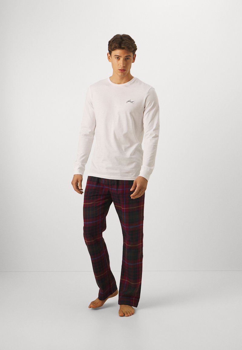 Pier One 2 PACK - Nachtwäsche Shirt - white/black
