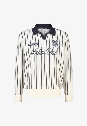 America Today, POLOSHIRT - Strickpullover - white
