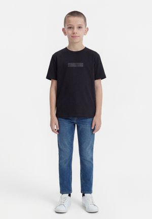 NEW BOX LOGO UNISEX - Tričko s potlačou - black beauty