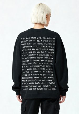 ALL A DREAM BACK PRINT UNISEX - Sweatshirt - black