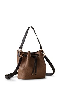 Borbonese MAREE BUCKET - Handbag - op naturale nero