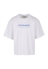 Trükipildiga T-särk - white