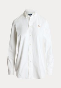 THE ICONIC STRETCH SLIM FIT OXFORD SHIRT - Blusa - white