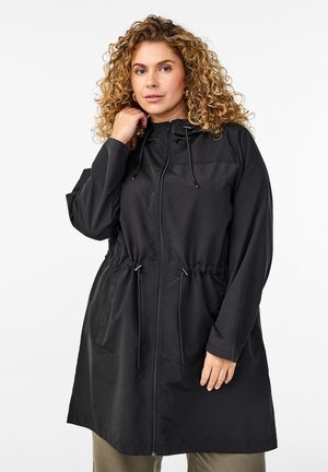 FLASH MIT KAPUZE - Vodotesná bunda - black