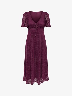 ONLY, ONLDANIELLA LANGES - Denné šaty - mauve wine