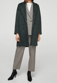 Mango Cappotto classico - green