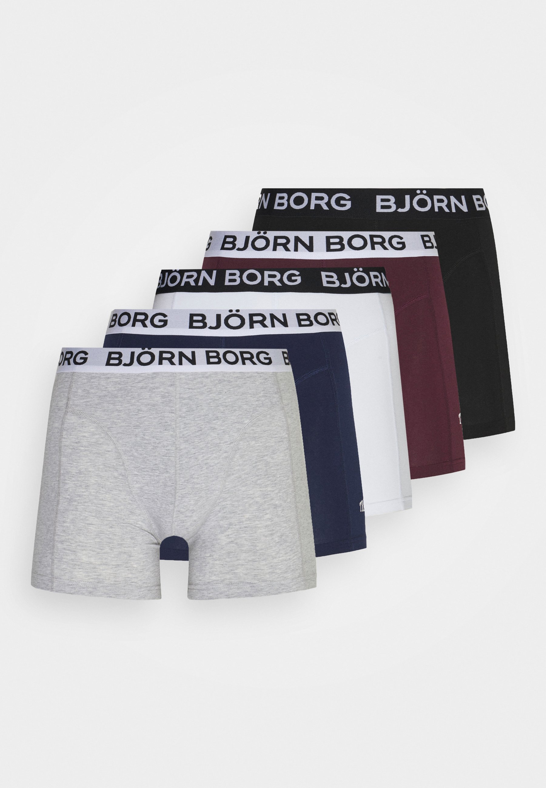 Björn Borg ESSENTIAL BOXER 5 PACK - Culotte - grey/gris - Zalando.es